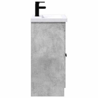 Set di mobili per il bagno Grigio Cemento 78,5 x 37,5 x 81 cm | homemem39
