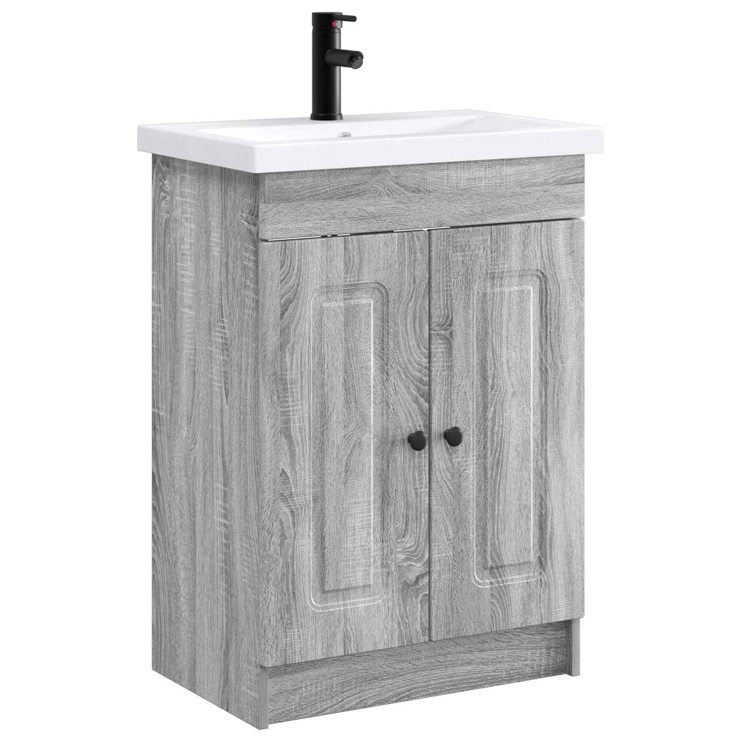 Set di mobili per il bagno Sonoma grigio 78,5 x 37,5 x 81 cm | homemem39