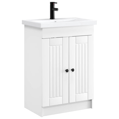 Set di mobili per il bagno Bianco 56 x 37,5 x 81 cm | homemem39