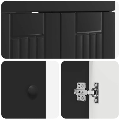Set di mobili per il bagno Nero 56 x 37,5 x 81 cm | homemem39