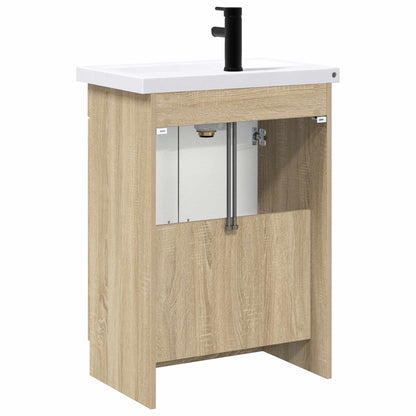 Set di mobili per il bagno Rovere Sonoma 56 x 37,5 x 81 cm | homemem39