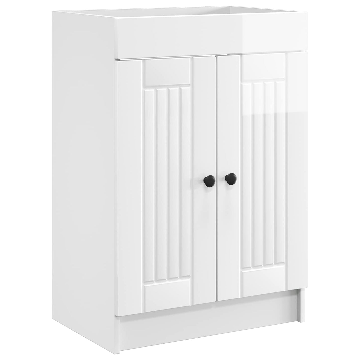 Set di mobili per il bagno Bianco Lucido 56 x 37,5 x 81 cm | homemem39