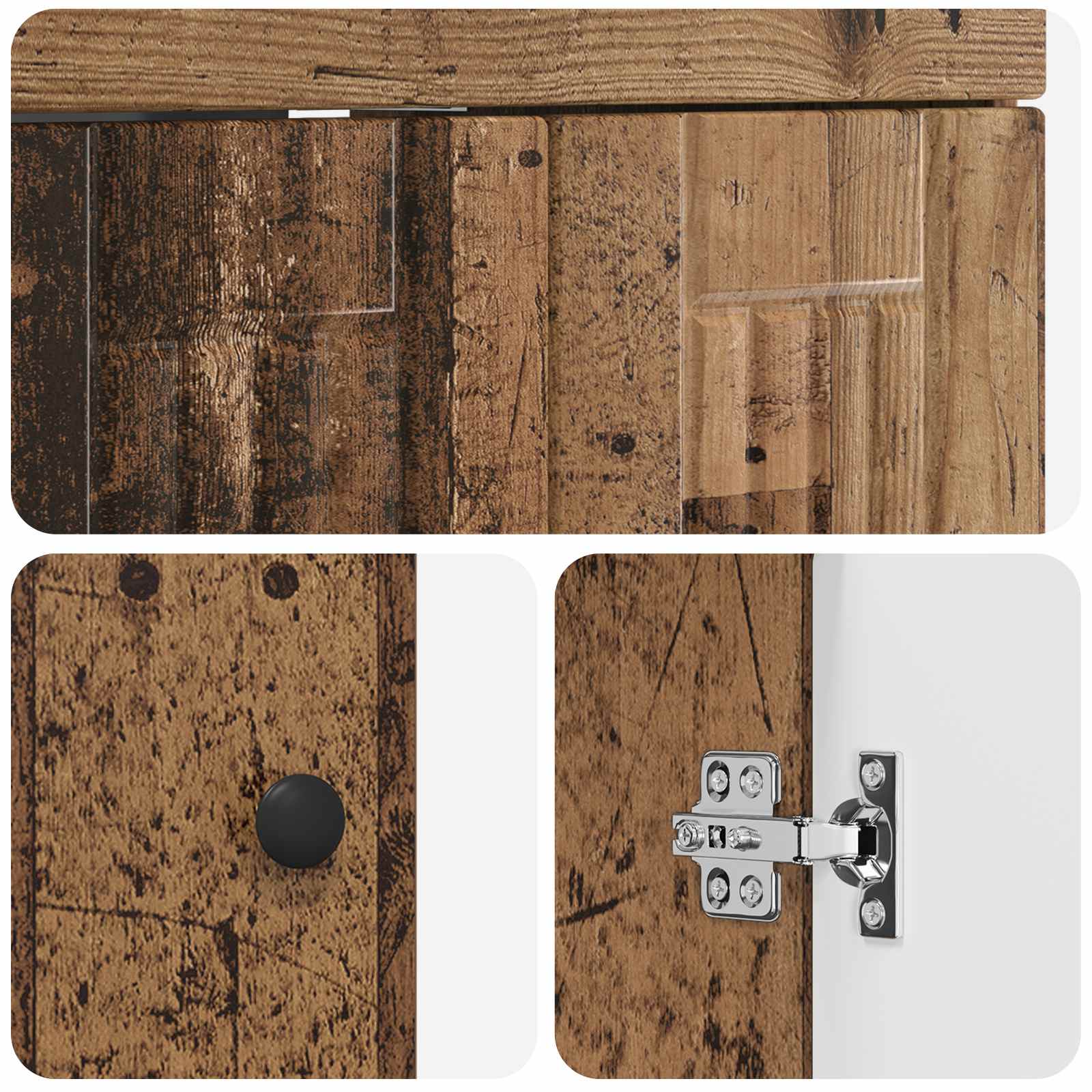 Set di mobili per il bagno Legno antico 56 x 37,5 x 81 cm | homemem39