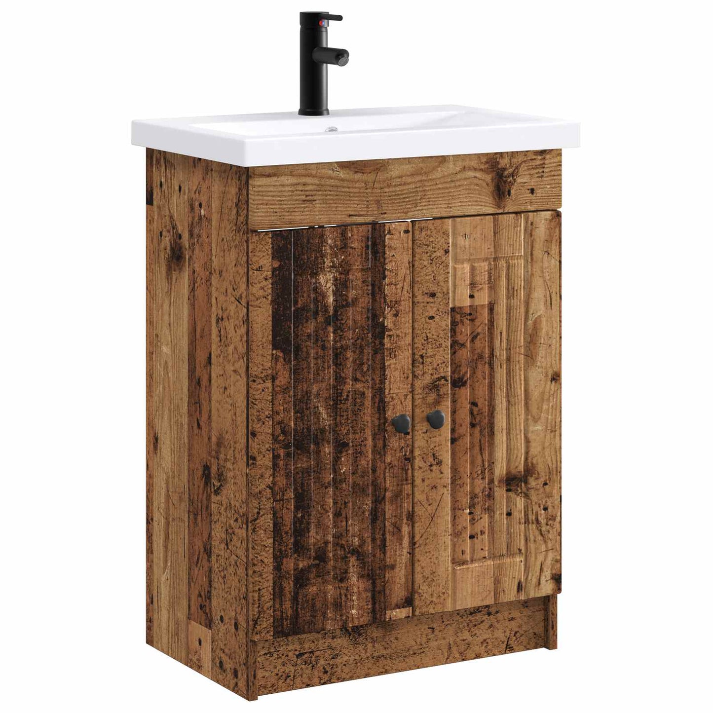 Set di mobili per il bagno Legno antico 56 x 37,5 x 81 cm
