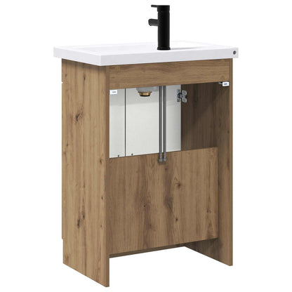 Set di mobili per il bagno Rovere Artigianale 56 x 37,5 x 81 cm | homemem39