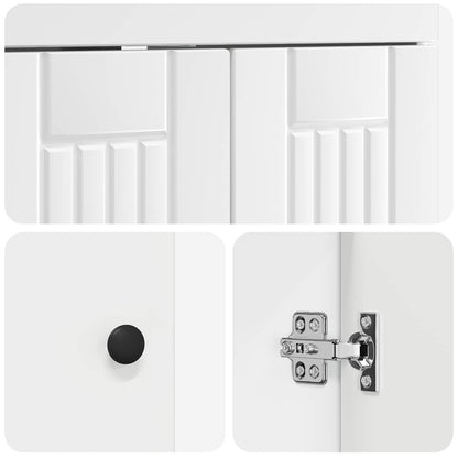 Set di mobili per il bagno Bianco 78,5 x 37,5 x 81 cm | homemem39