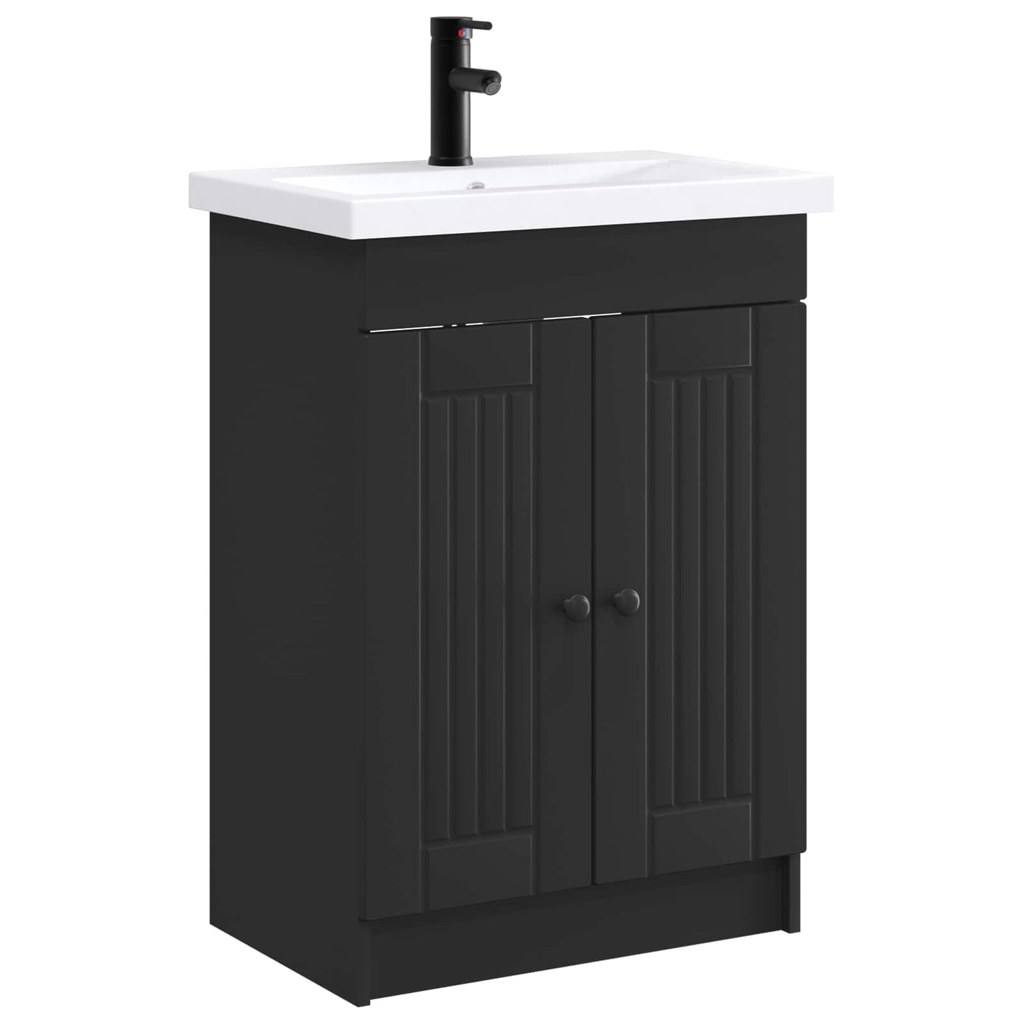 Set di mobili per il bagno Nero 78,5 x 37,5 x 81 cm | homemem39