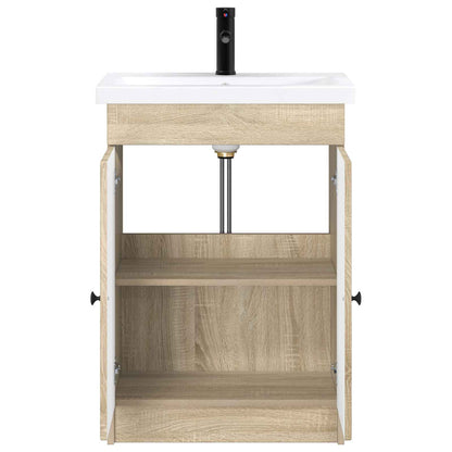 Set di mobili per il bagno Rovere Sonoma 78,5 x 37,5 x 81 cm | homemem39