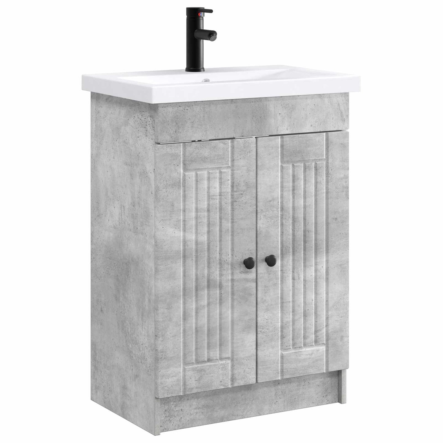 Set di mobili per il bagno Grigio Cemento 78,5 x 37,5 x 81 cm | homemem39