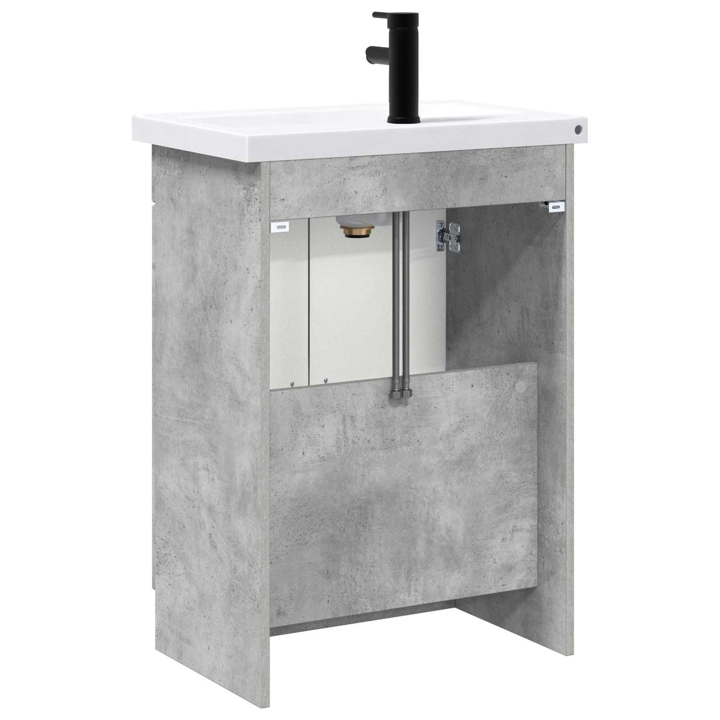 Set di mobili per il bagno Grigio Cemento 78,5 x 37,5 x 81 cm | homemem39