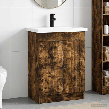 Set di mobili per il bagno Rovere Fumo 78,5 x 37,5 x 81 cm | homemem39