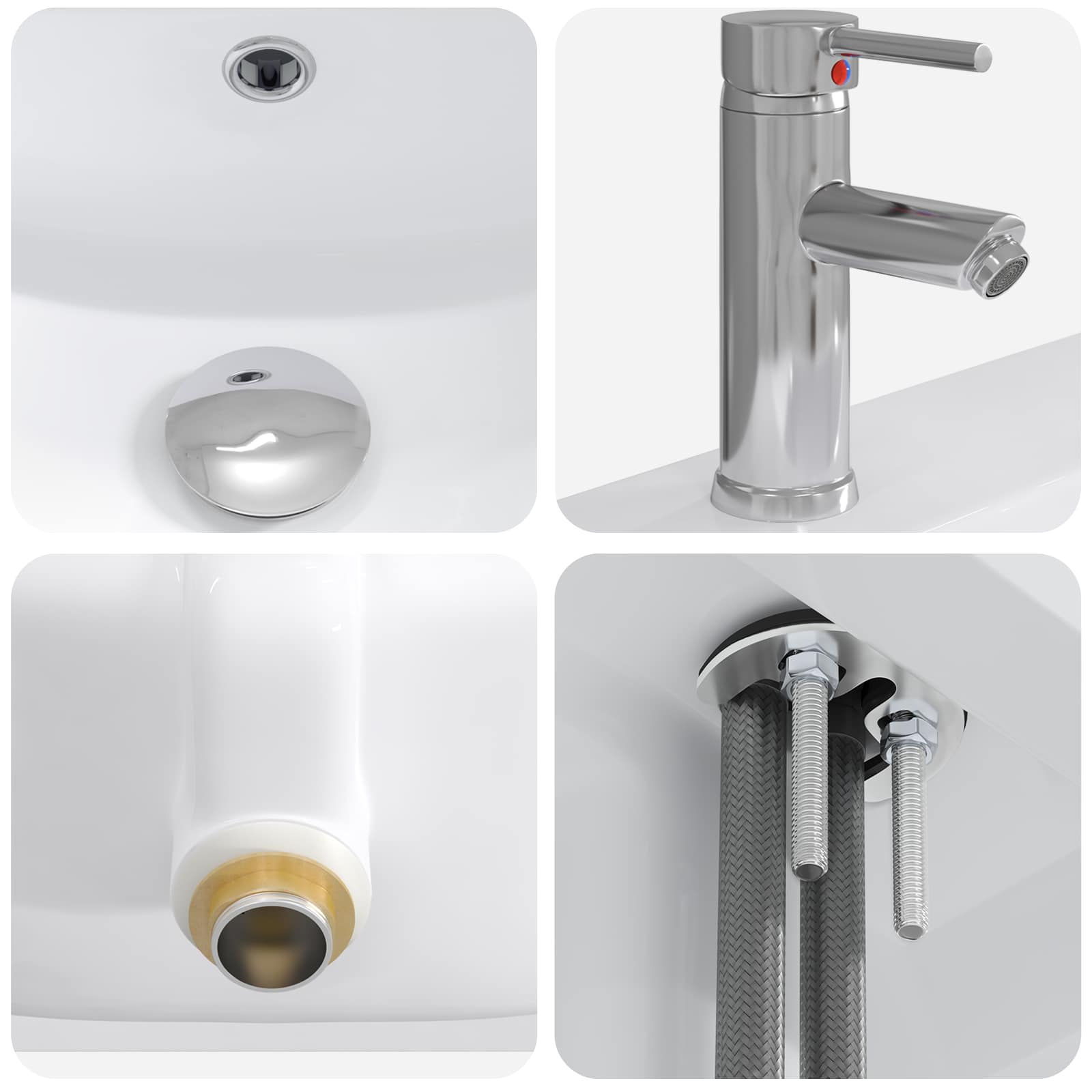 Set di mobili per il bagno Rovere Artigianale 61 x 40 x 84,5 cm | homemem39
