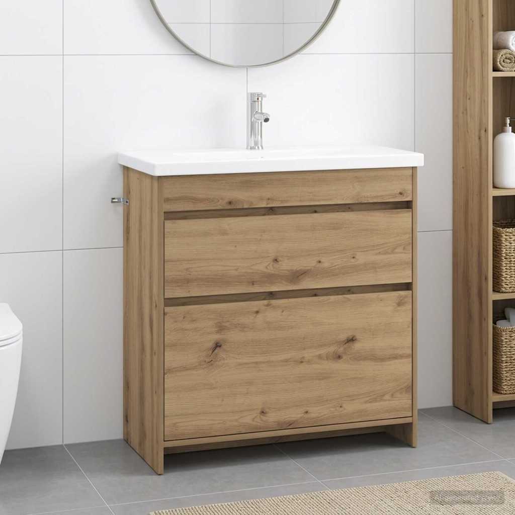 Set di mobili per il bagno Rovere Artigianale 81 x 40 x 84,5 cm | homemem39