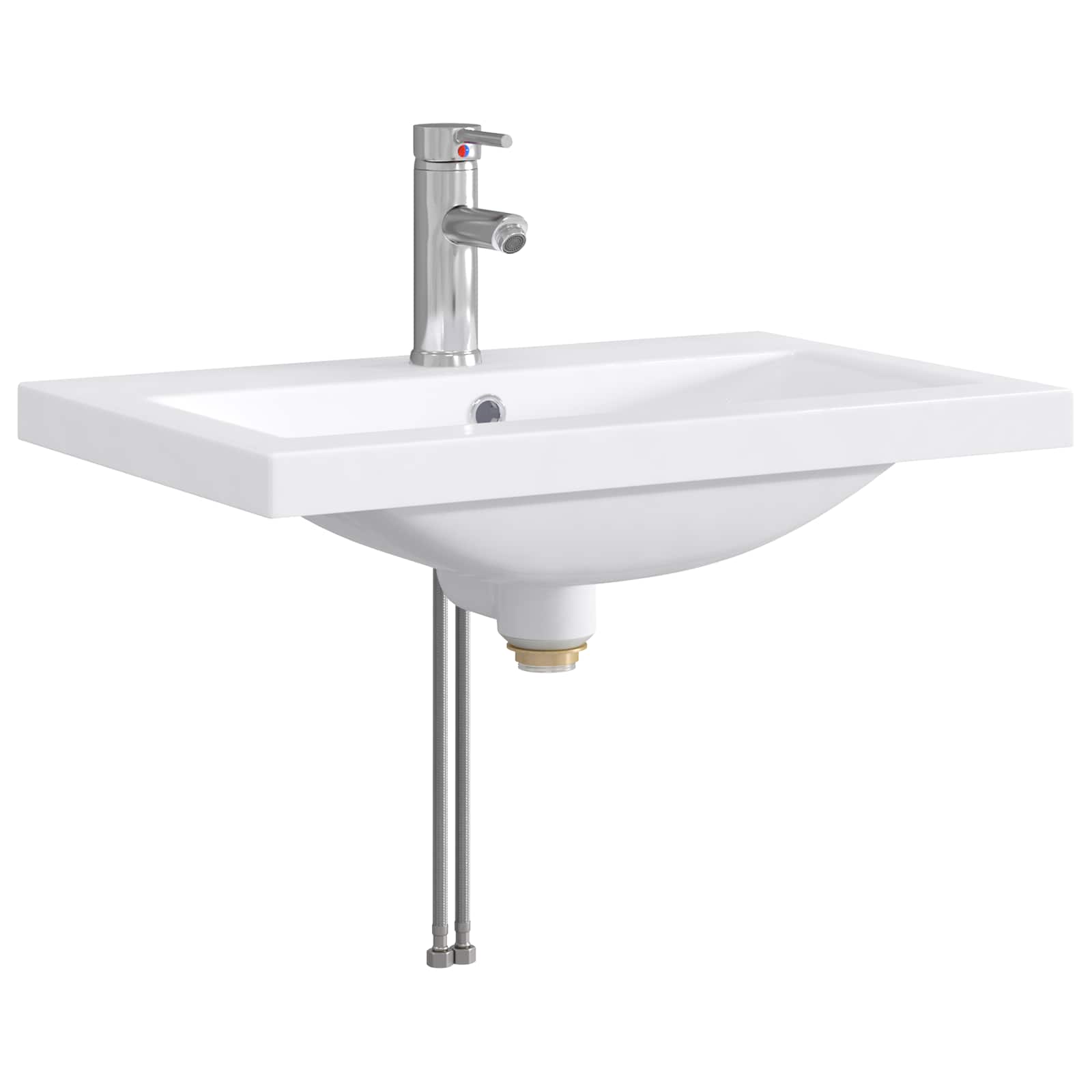 Set di mobili per il bagno Bianco 61 x 40 x 84,5 cm | homemem39