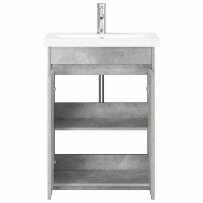 Set di mobili per il bagno Grigio Cemento 61 x 40 x 84,5 cm | homemem39