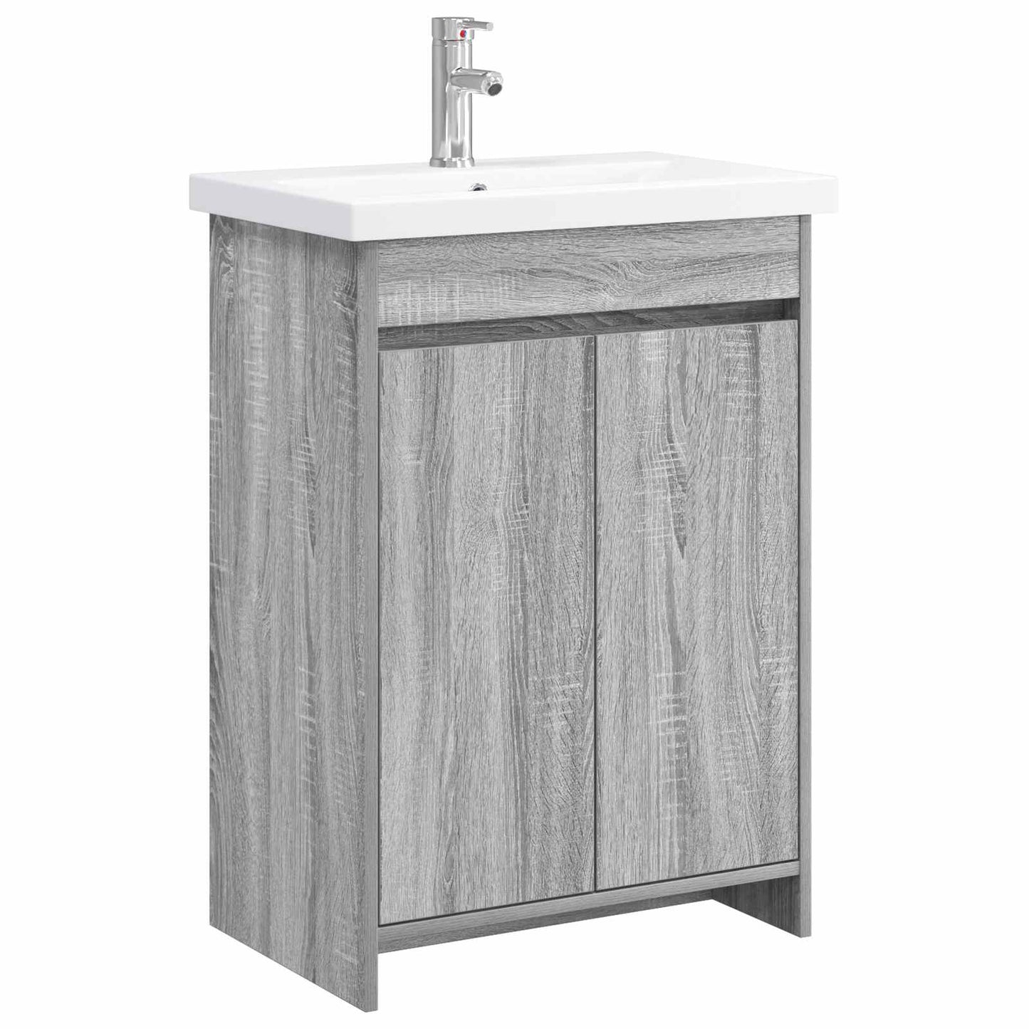Set di mobili per il bagno Sonoma grigio 61 x 40 x 84,5 cm | homemem39