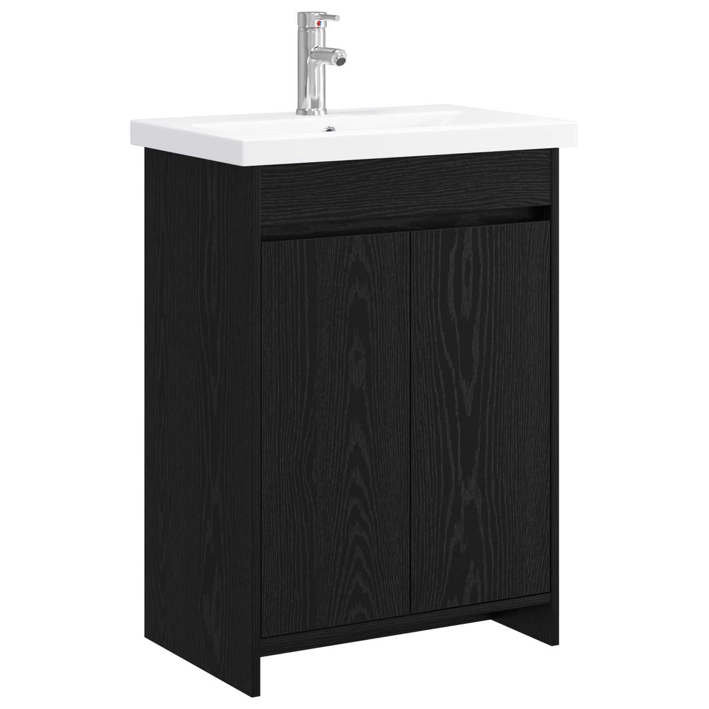 Set di mobili per il bagno Rovere Nero 81 x 40 x 84,5 cm | homemem39