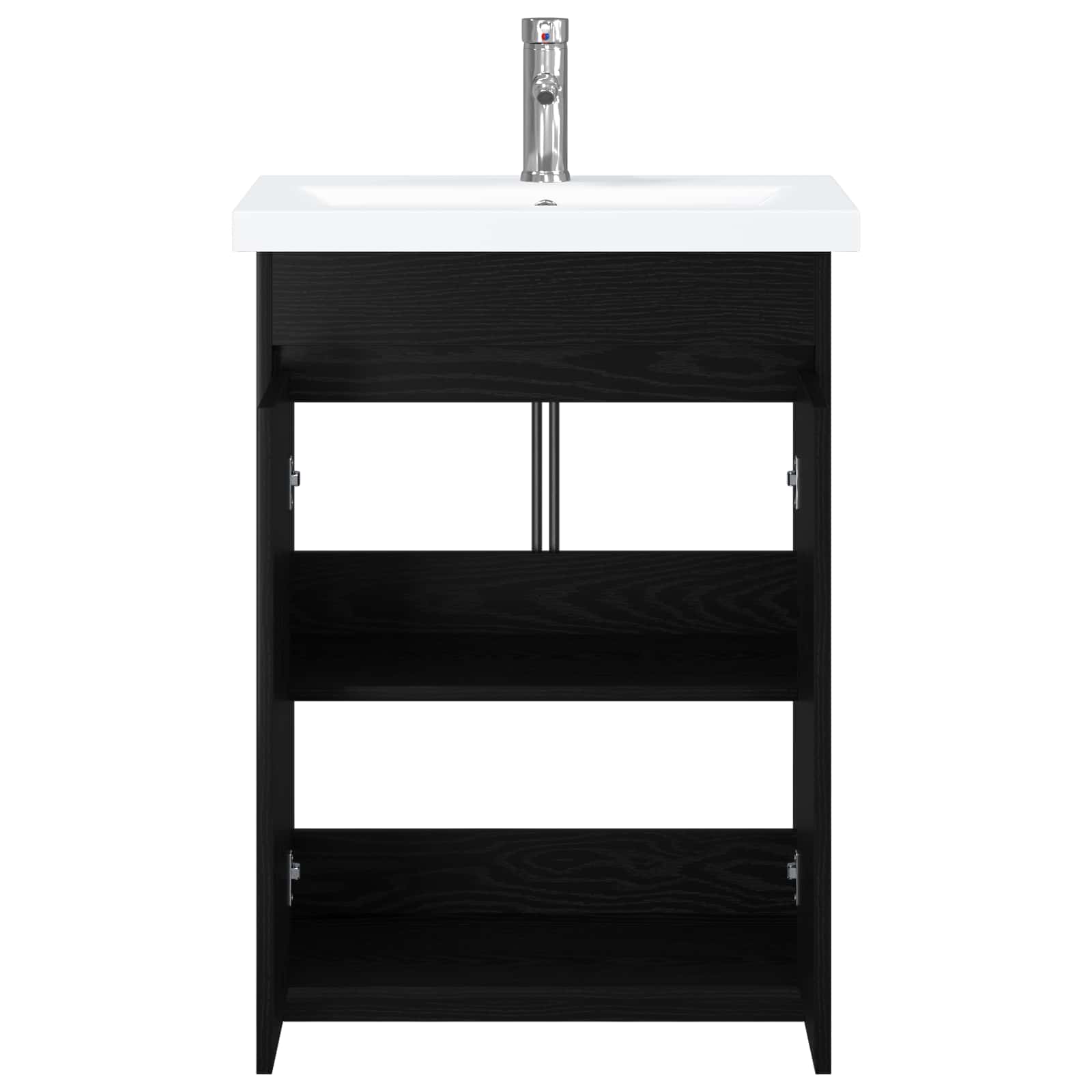 Set di mobili per il bagno Rovere Nero 81 x 40 x 84,5 cm | homemem39