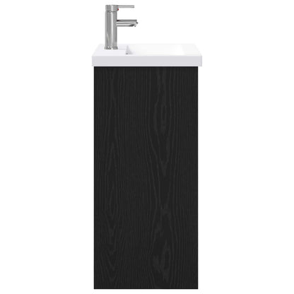 Set di mobili per il bagno Rovere Nero 81 x 40 x 84,5 cm | homemem39
