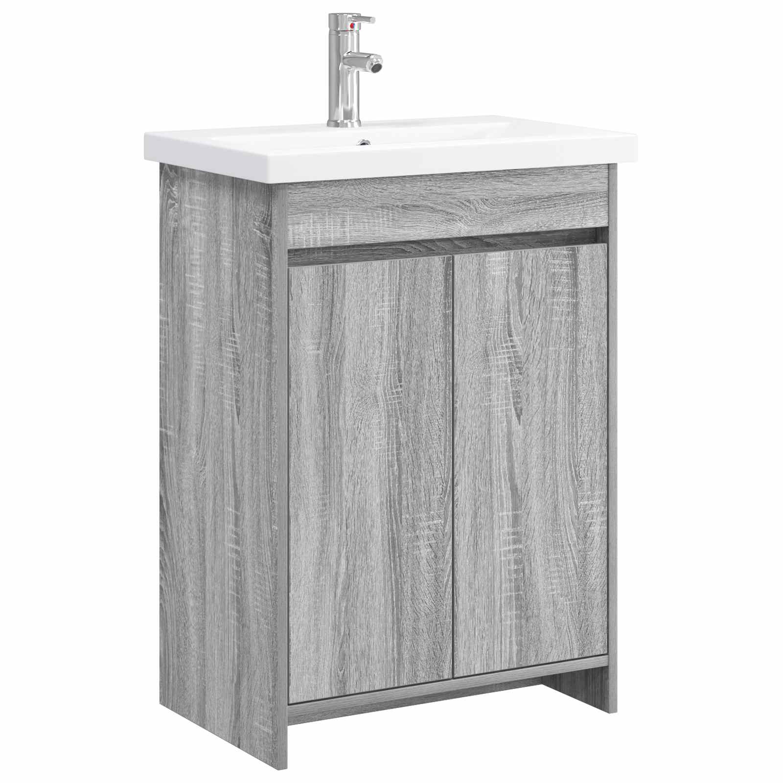Set di mobili per il bagno Sonoma grigio 81 x 40 x 84,5 cm | homemem39