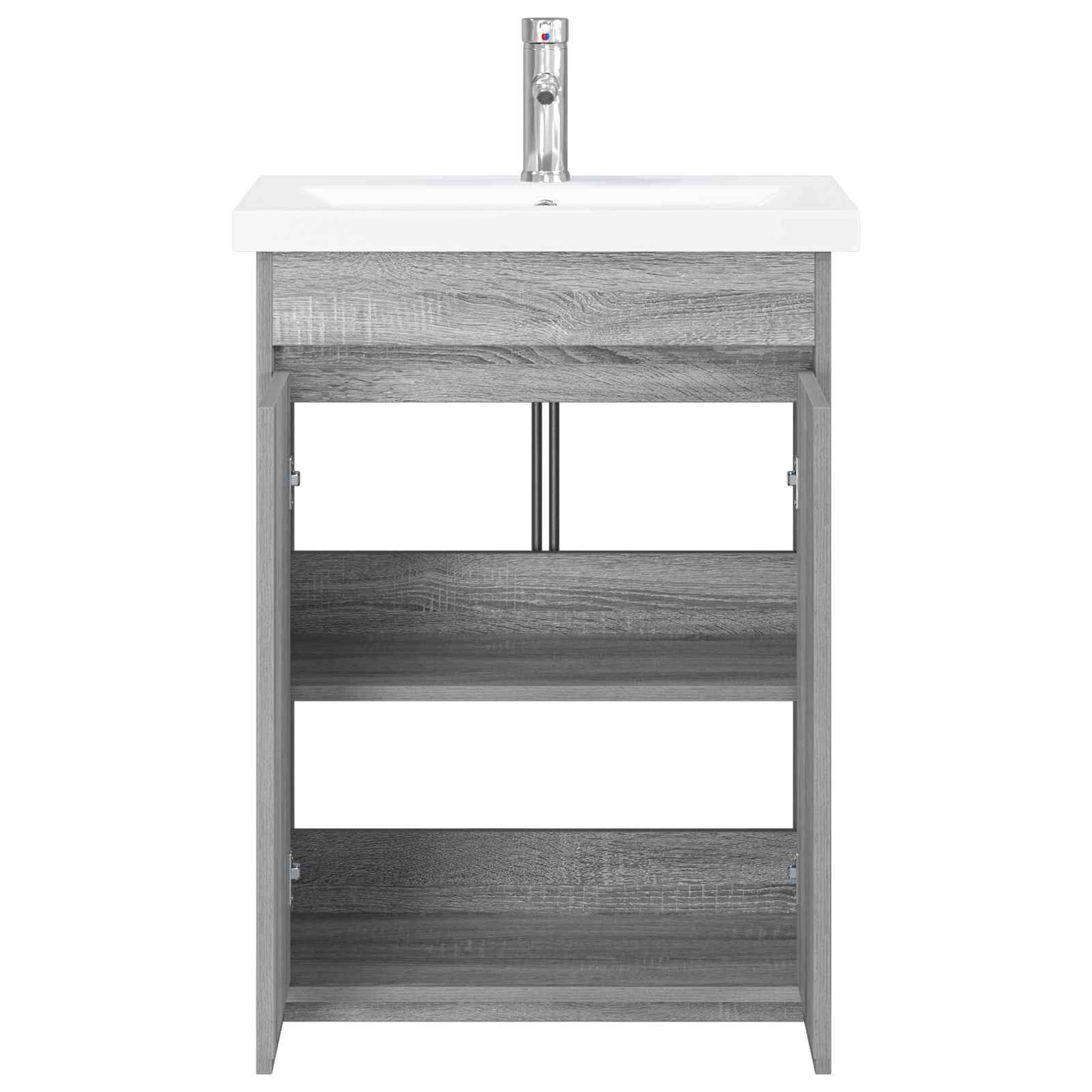 Set di mobili per il bagno Sonoma grigio 81 x 40 x 84,5 cm | homemem39