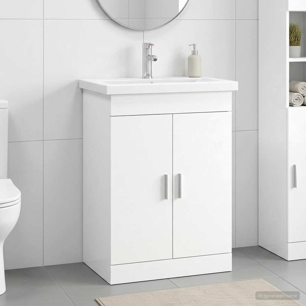 Set di mobili per il bagno Bianco 61 x 40 x 84,5 cm | homemem39