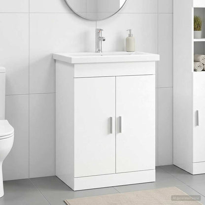 Set di mobili per il bagno Bianco 61 x 40 x 84,5 cm | homemem39