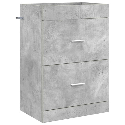 Set di mobili per il bagno Grigio Cemento 61 x 40 x 84,5 cm | homemem39