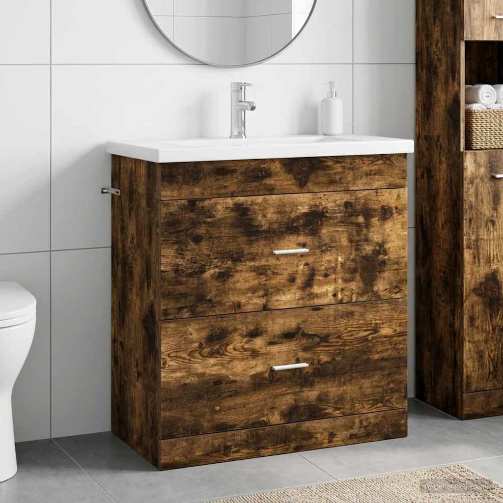 Set di mobili per il bagno Rovere Fumo 81 x 40 x 84,5 cm | homemem39
