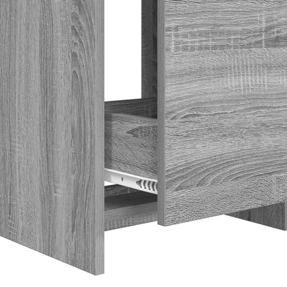 Set di mobili per il bagno Sonoma grigio 81 x 40 x 84,5 cm | homemem39