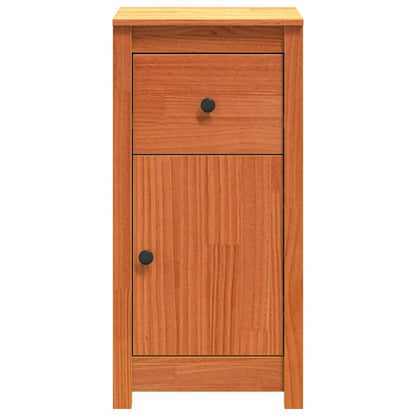 Credenza Marrone cerato 39 x 34,5 x 80 cm Pino massello