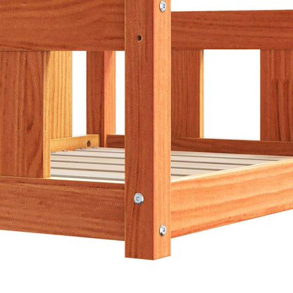 Letto per Cani Marrone cerato 100 x 70 x 28 cm Pino massello | homemem39