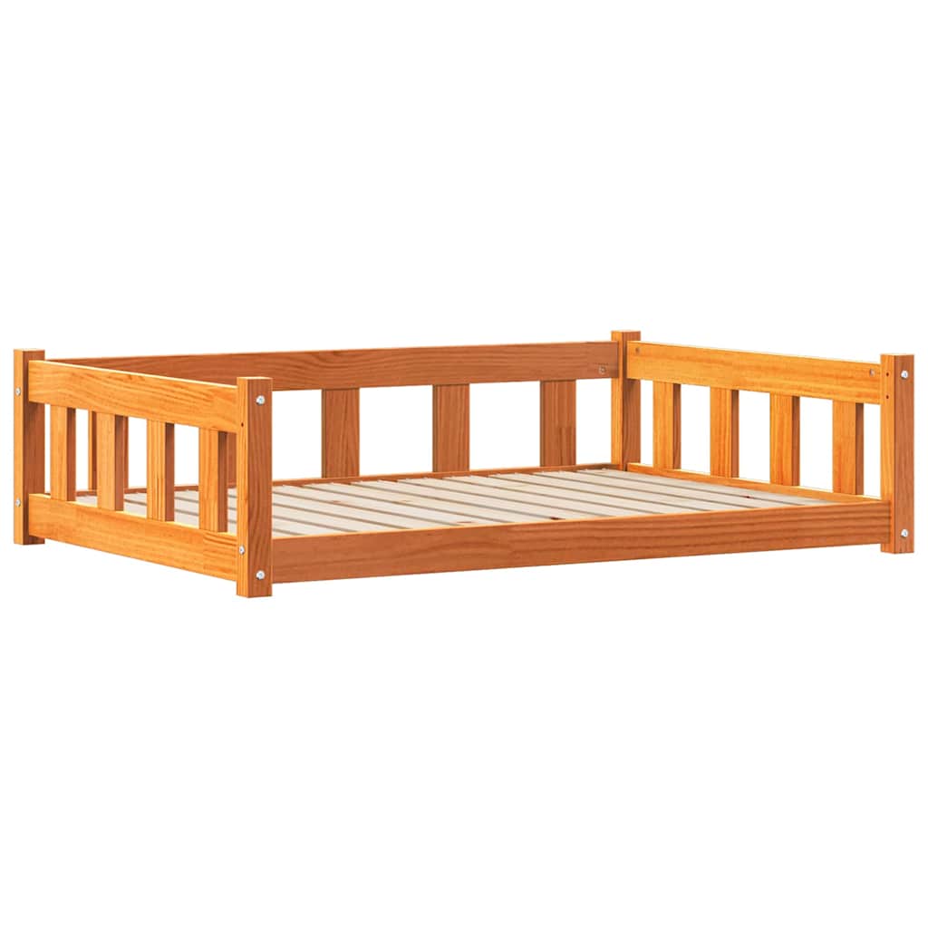 Letto per Cani Marrone cerato 100 x 70 x 28 cm Pino massello | homemem39
