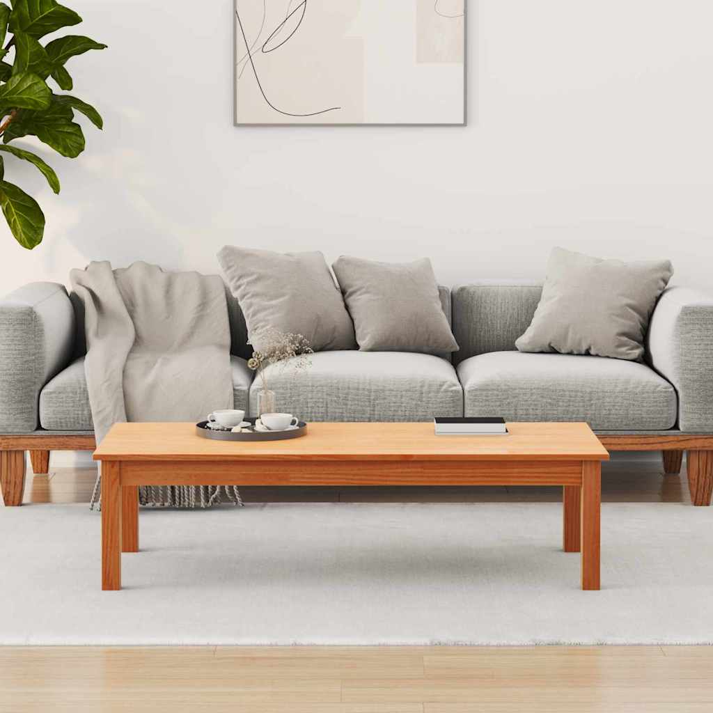Tavolino da salotto Max Marrone 110 x 50 x 30 cm Pino massello | homemem39