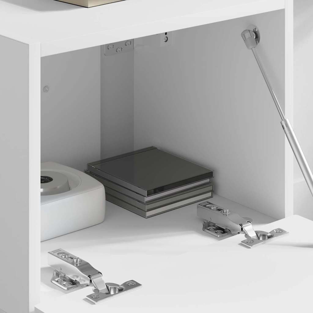 Mobile TV da parete Bianco 60 x 31 x 29.5 cm Legno multistrato