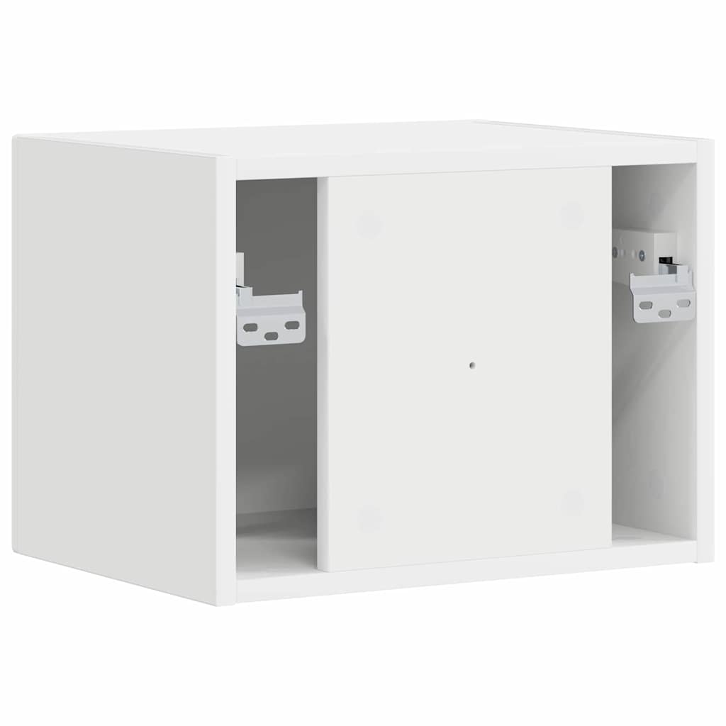 Mobile TV da parete Bianco 39 x 31 x 29,5 cm Legno multistrato