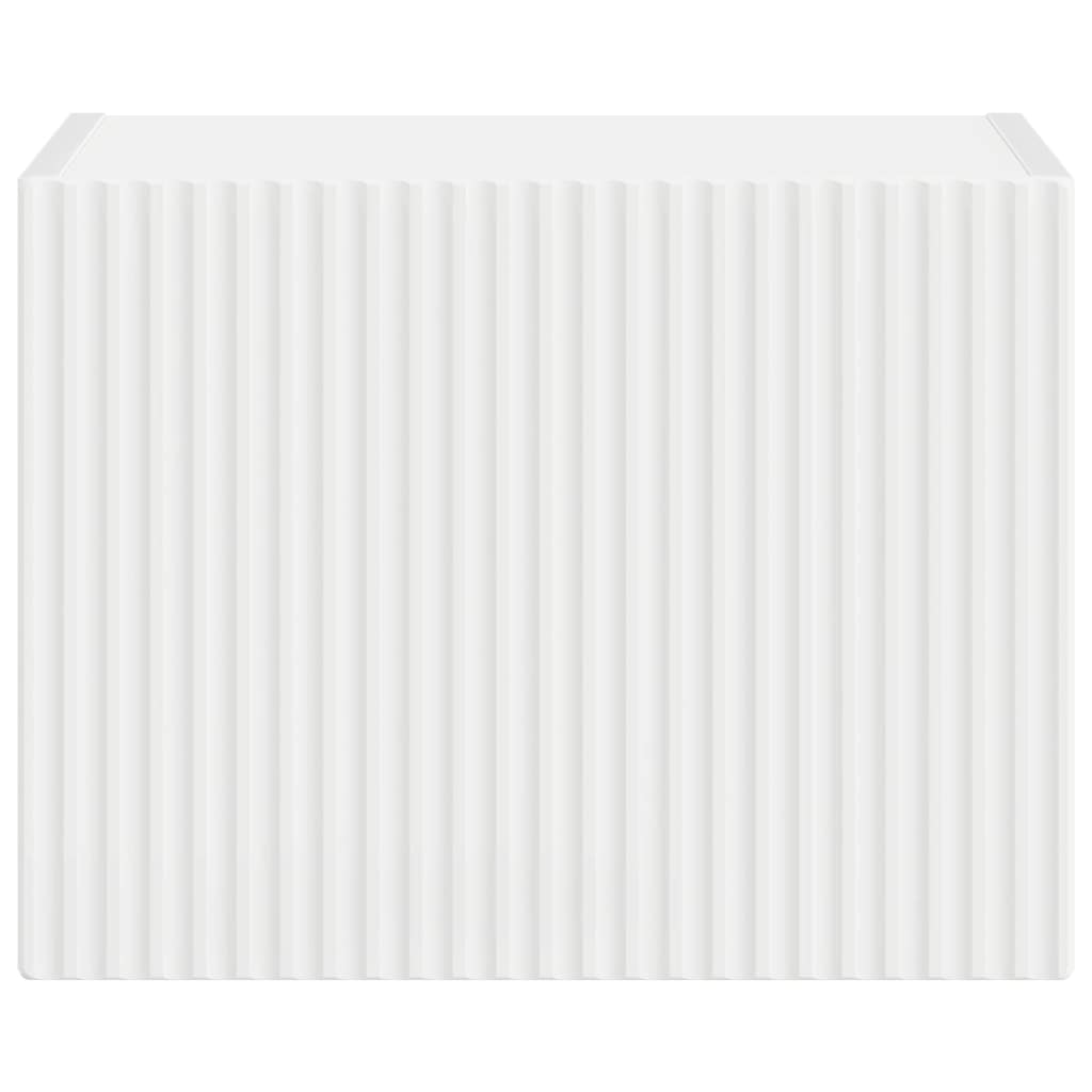 Mobile TV da parete Bianco 60 x 31 x 29.5 cm Legno multistrato