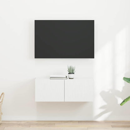 Mobile TV da parete 2 pcs Bianco 60 x 31 x 29.5 cm