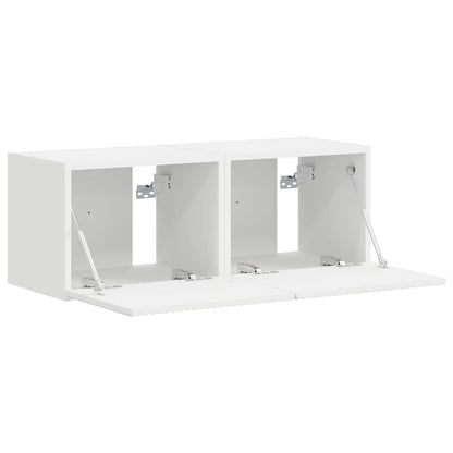 Mobile TV da parete 2 pcs Bianco 39 x 31 x 29,5 cm