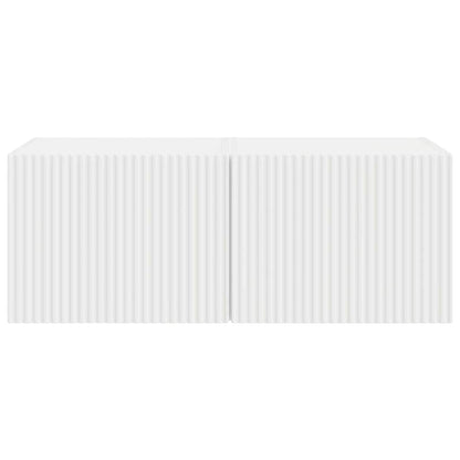 Mobile TV da parete 2 pcs Bianco 60 x 31 x 29.5 cm