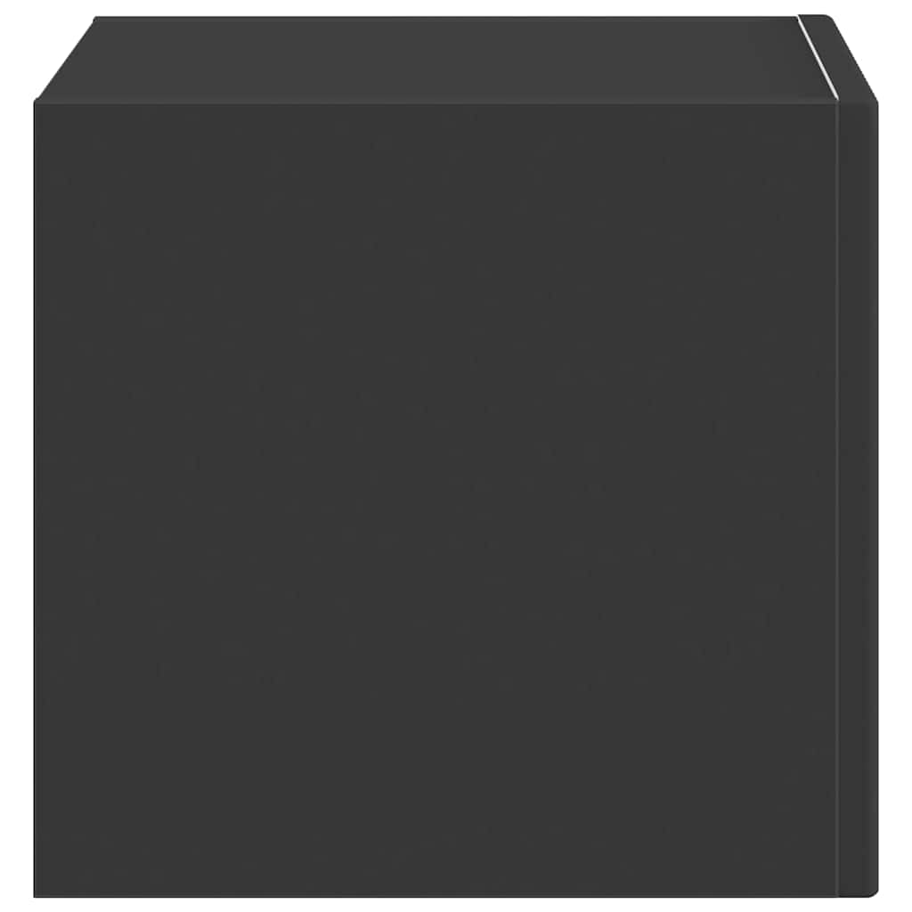 Mobile TV da parete Nero 60 x 31 x 29.5 cm Legno multistrato