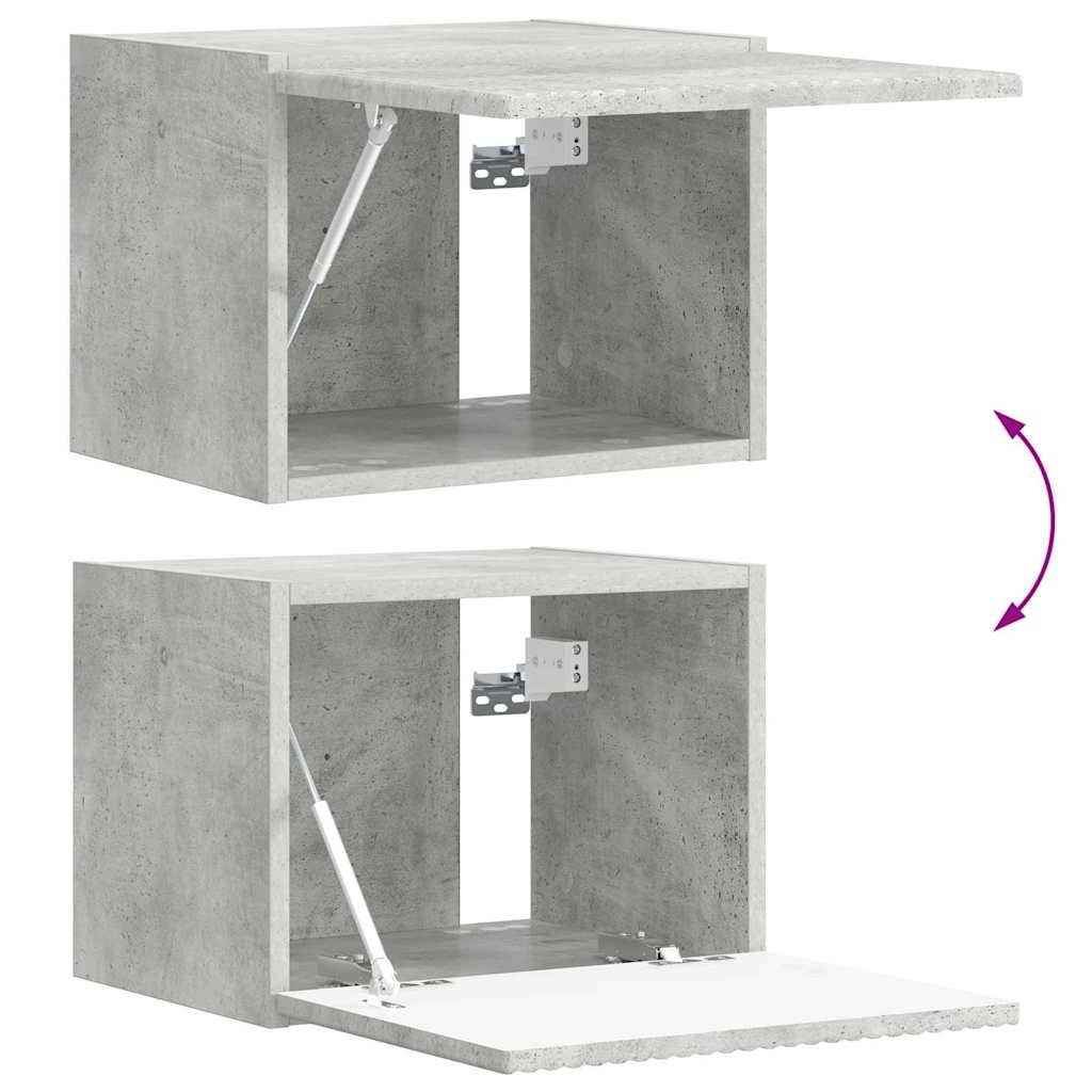 Mobile TV da parete Calcestruzzo 39 x 31 x 29,5 cm