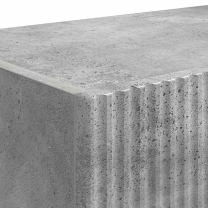 Mobile TV da parete 2 pcs Calcestruzzo 60 x 31 x 29.5 cm