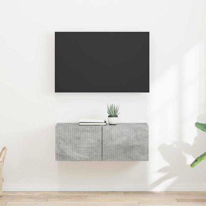 Mobile TV da parete 2 pcs Calcestruzzo 39 x 31 x 29,5 cm