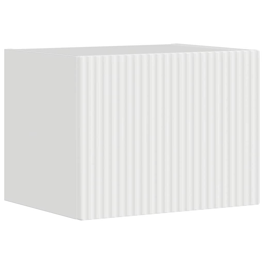 Mobile TV da parete Bianco Lucido 39 x 31 x 29,5 cm