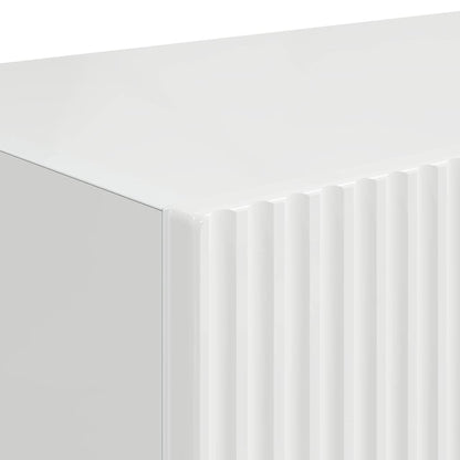 Mobile TV da parete 2 pcs Bianco Lucido 39 x 31 x 29,5 cm | homemem39
