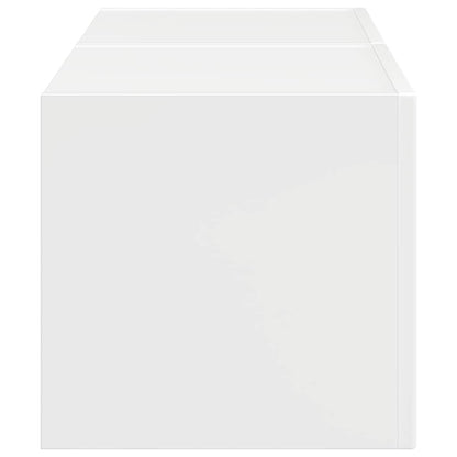 Mobile TV da parete 2 pcs Bianco Lucido 39 x 31 x 29,5 cm