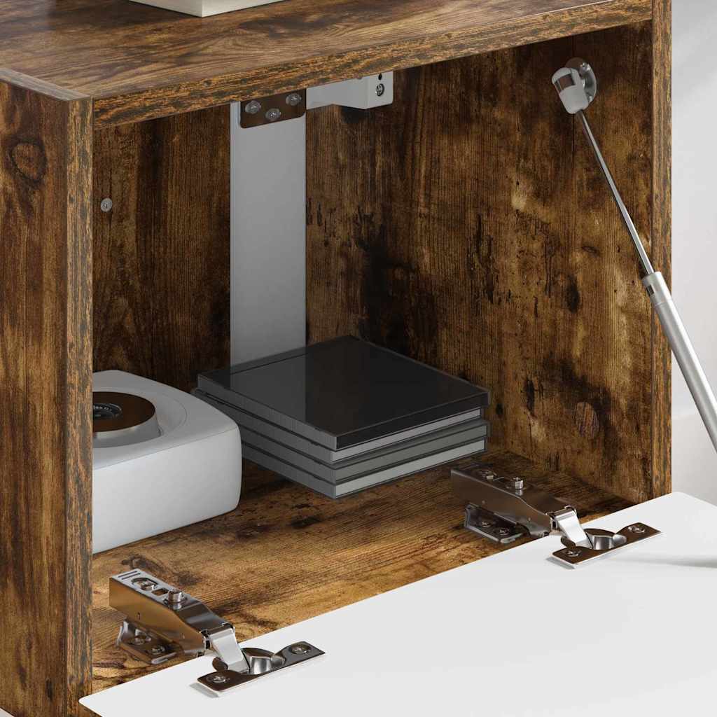 Mobile TV da parete Rovere fumé 60 x 31 x 29.5 cm