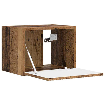 Mobile TV da parete 2 pcs Rovere fumé 39 x 31 x 29,5 cm