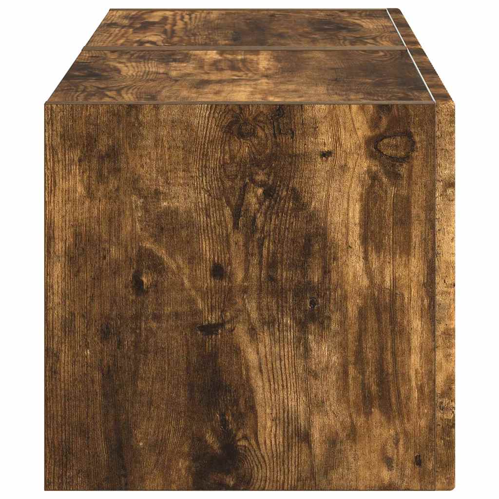 Mobile TV da parete 2 pcs Rovere fumé 60 x 31 x 29.5 cm